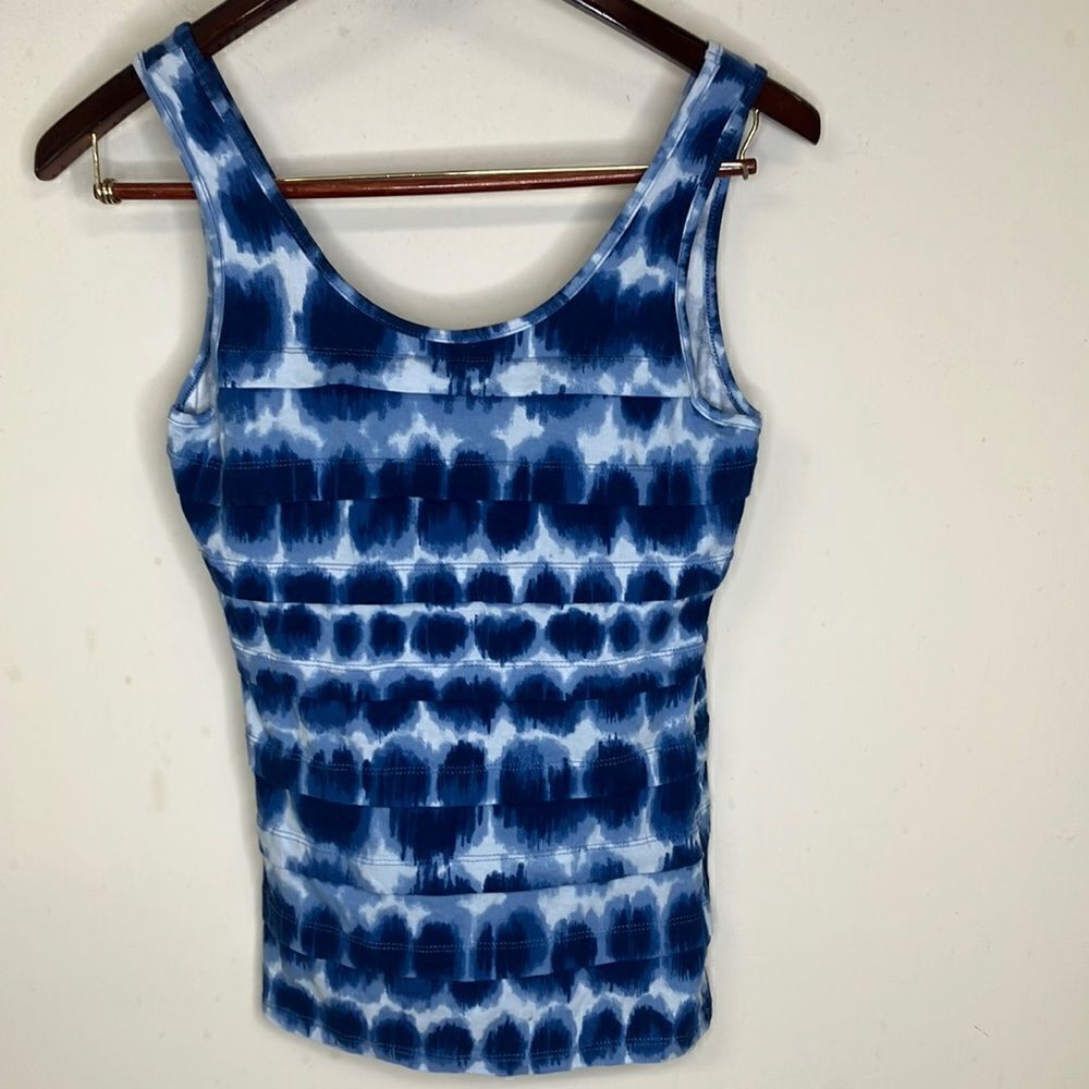 NWT WET SEAL L Tie Dye Tiered Top
